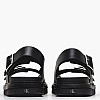 Γυναικείες Πλατφόρμες Χαμηλές Sandal.Buckle Μαύρο Δέρμα Calvin Klein Γυναικείες Πλατφόρμες Χαμηλές Sandal.Buckle Μαύρο Δέρμα Calvin Klein