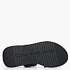 Women Platforms Low Sandal.Slide Black Leather Calvin Klein Women Platforms Low Sandal.Slide Black Leather Calvin Klein