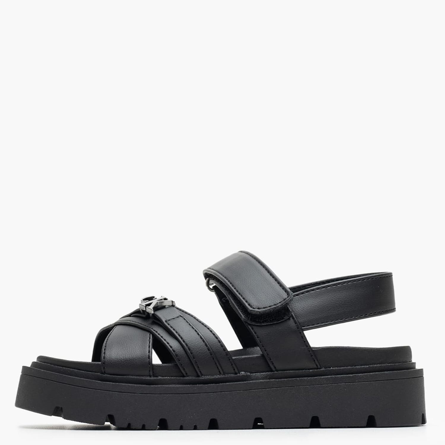 Παιδικές Σαγιονάρες & Πέδιλα Sandal.Vlc Μαύρο ECOleather Calvin Klein