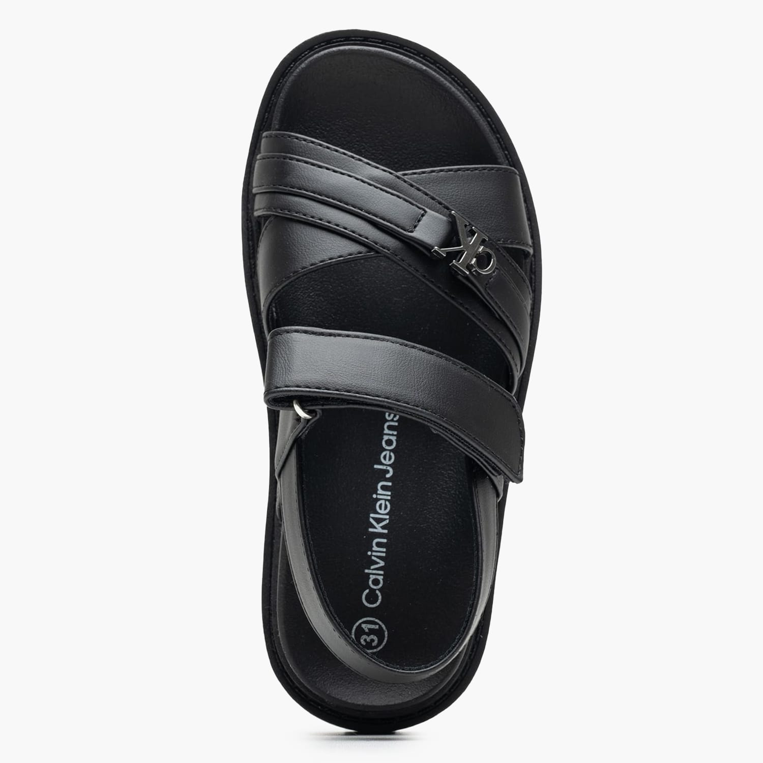 Kids Flip Flops & Sandals Sandal.Vlc Black ECOleather Calvin Klein Kids Flip Flops & Sandals Sandal.Vlc Black ECOleather Calvin Klein