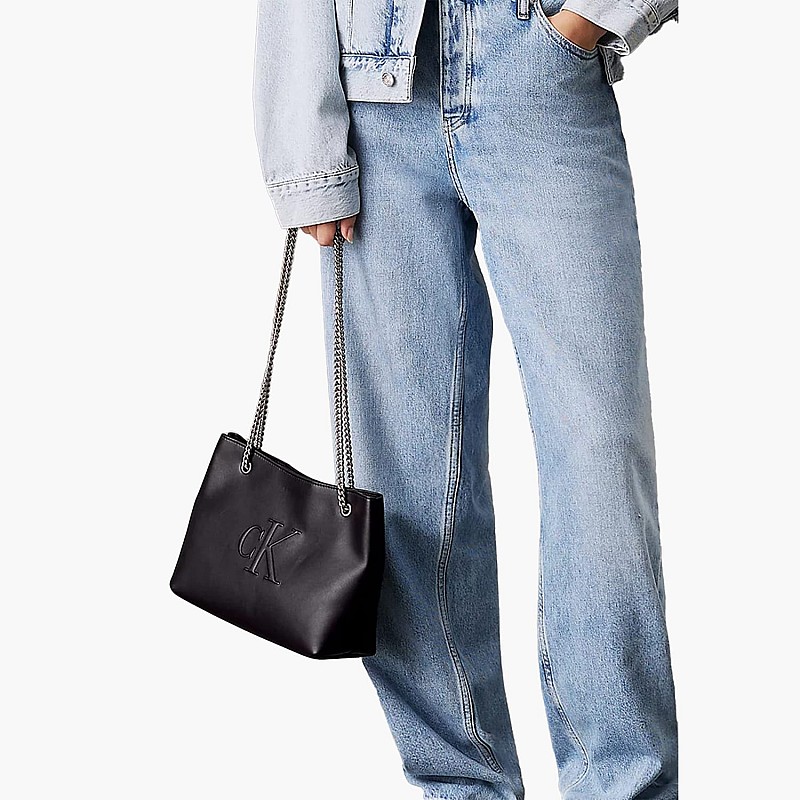 Γυναικείες Τσάντες Sculpted.Chain Μαύρο ECOleather Calvin Klein