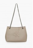 Γυναικείες Τσάντες Sculpted.Chain Μπεζ ECOleather Calvin Klein