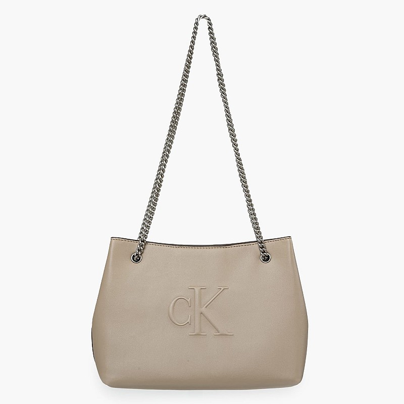 Γυναικείες Τσάντες Sculpted.Chain Μπεζ ECOleather Calvin Klein