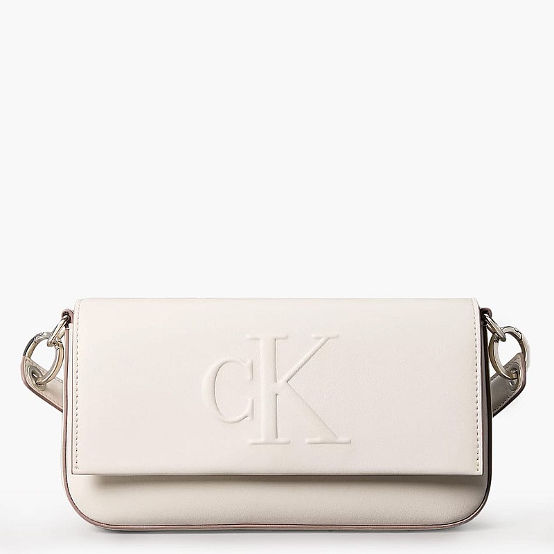 Γυναικείες Τσάντες Sculpted.Flap Μπεζ ECOleather Calvin Klein