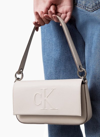 Γυναικεία Γάντια Organic.Gloves Μαύρο Βαμβάκι Calvin Klein