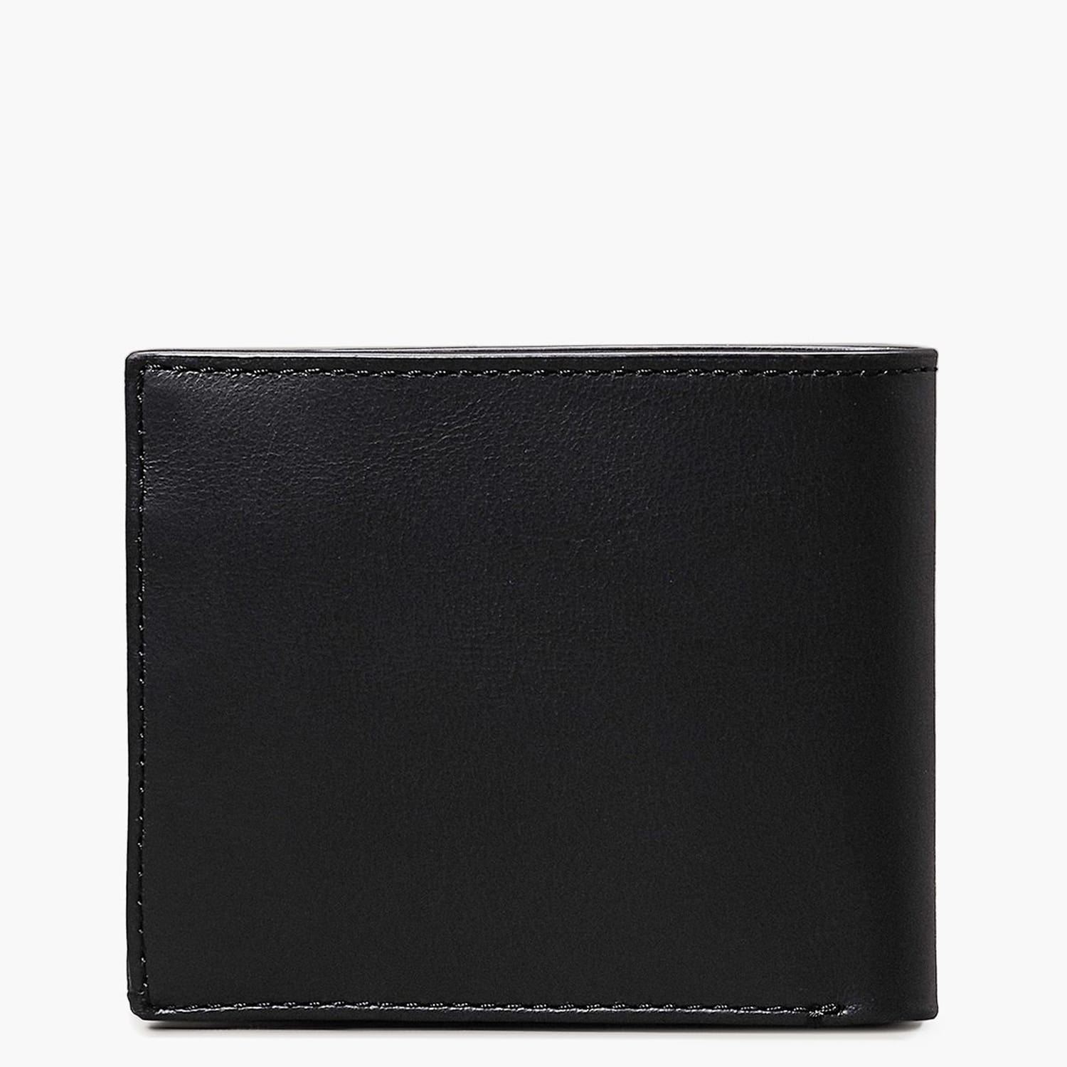 Ανδρικά Πορτοφόλια Sft.Bifold Μαύρο Δέρμα Calvin Klein