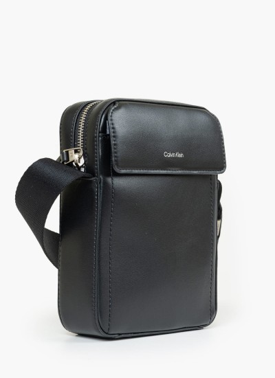 Ανδρικές Τσάντες Ultralight.Reporter Μαύρο ECOleather Calvin Klein