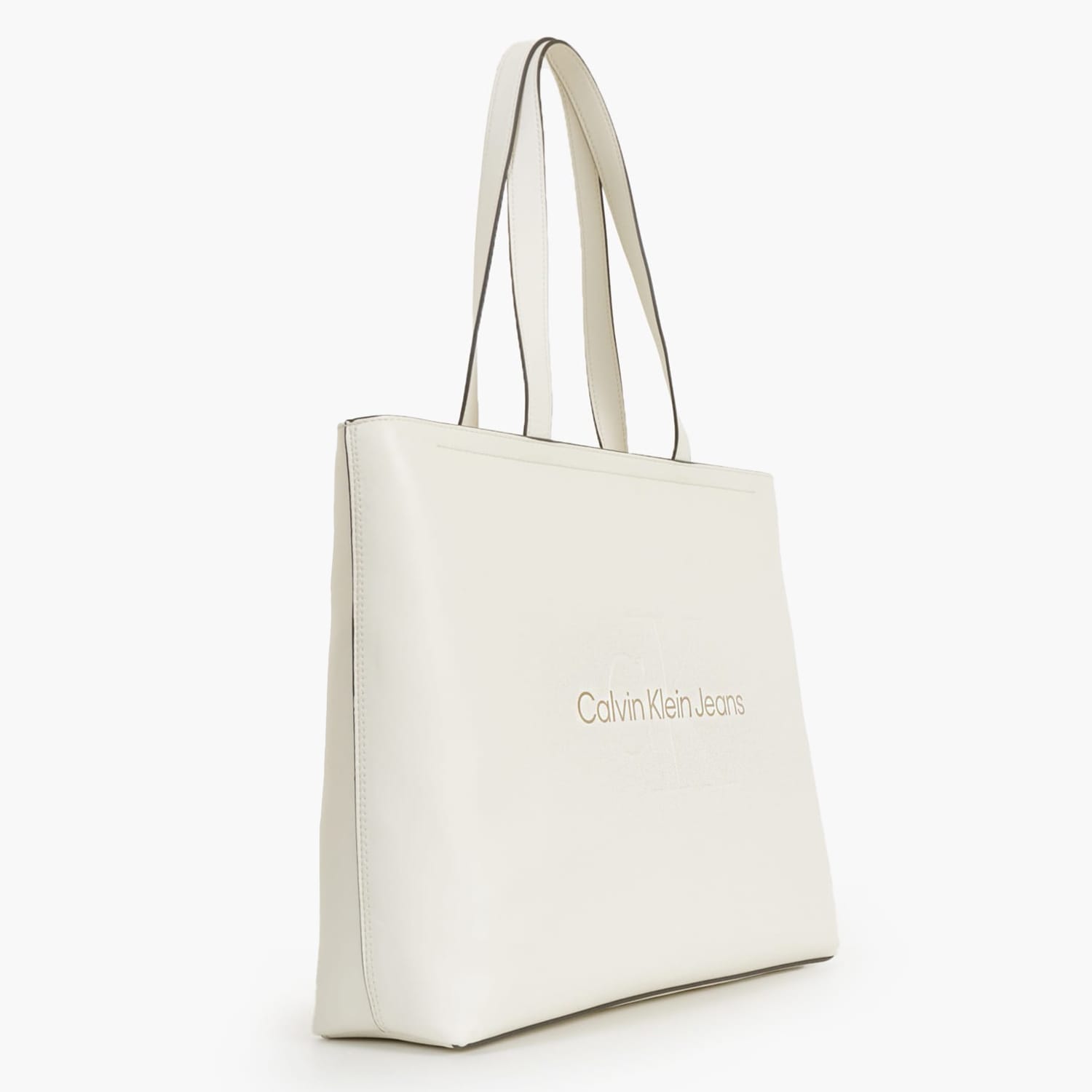 Γυναικείες Τσάντες Slim.Tote34 Μπεζ ECOleather Calvin Klein