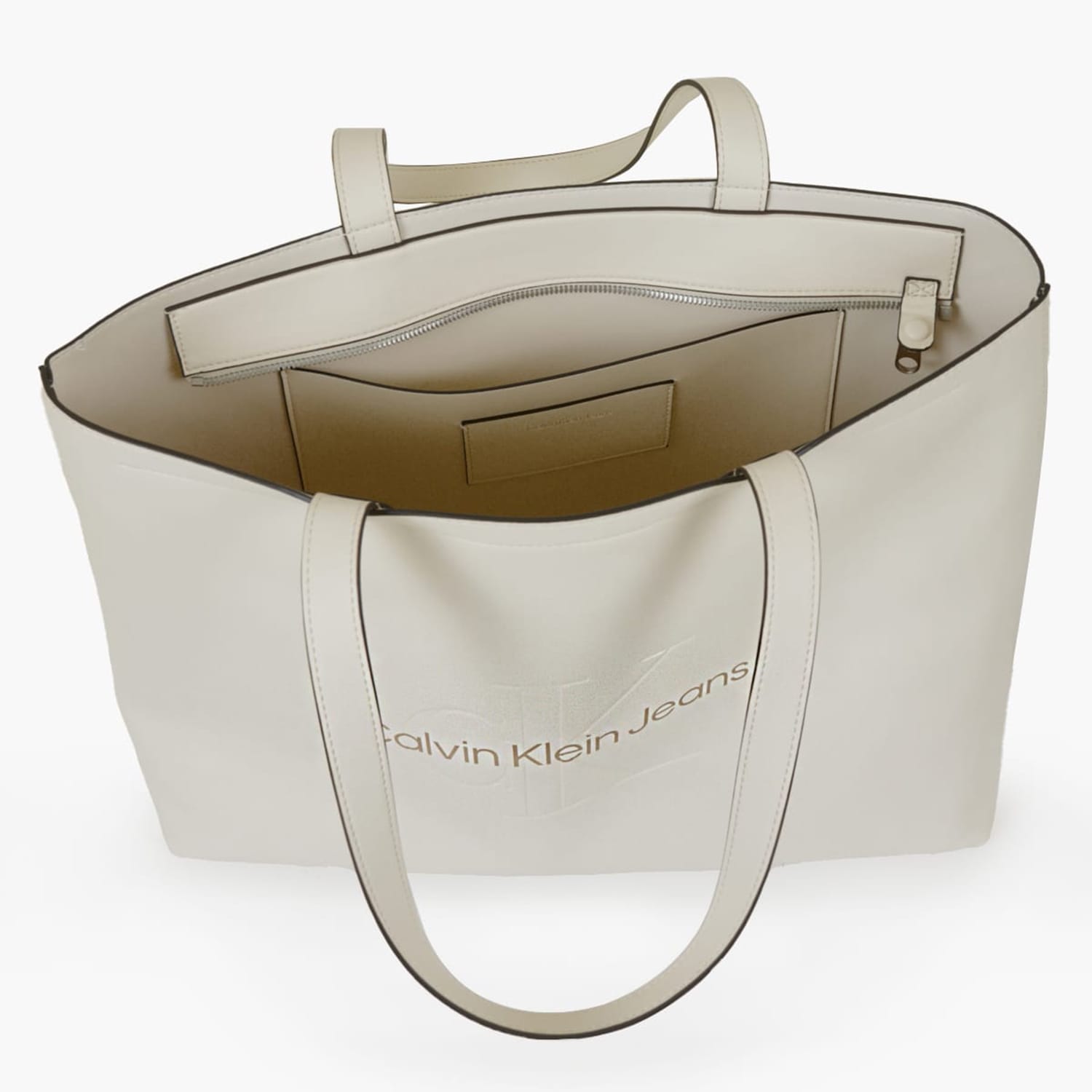 Γυναικείες Τσάντες Slim.Tote34 Μπεζ ECOleather Calvin Klein Γυναικείες Τσάντες Slim.Tote34 Μπεζ ECOleather Calvin Klein