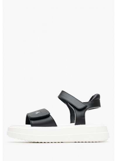 Παιδικές Σαγιονάρες & Πέδιλα Slv.Sandal Μαύρο ECOleather Calvin Klein