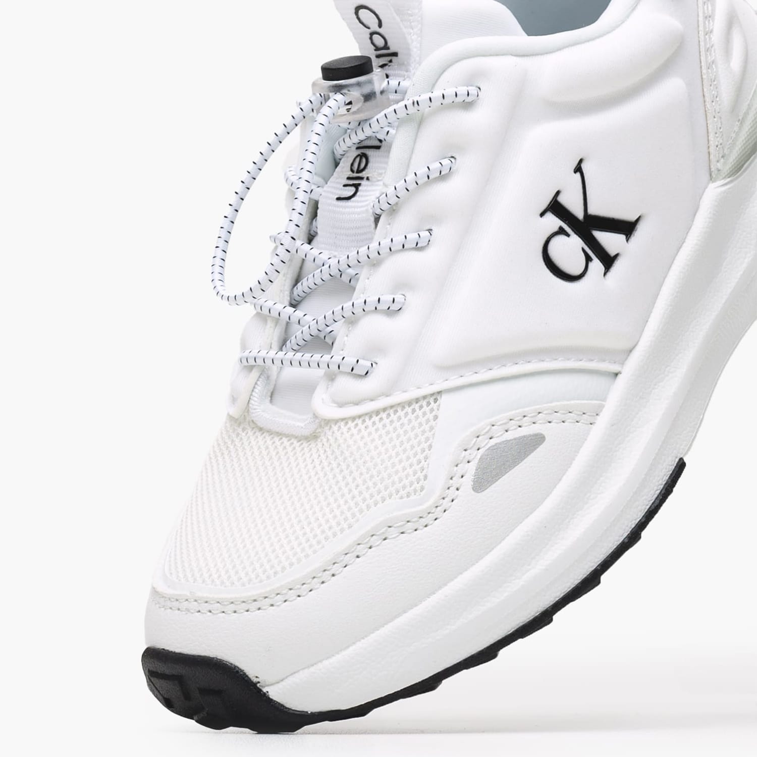 Παιδικά Παπούτσια Casual Sneaker.Up Άσπρο ECOleather-Ύφασμα Calvin Klein