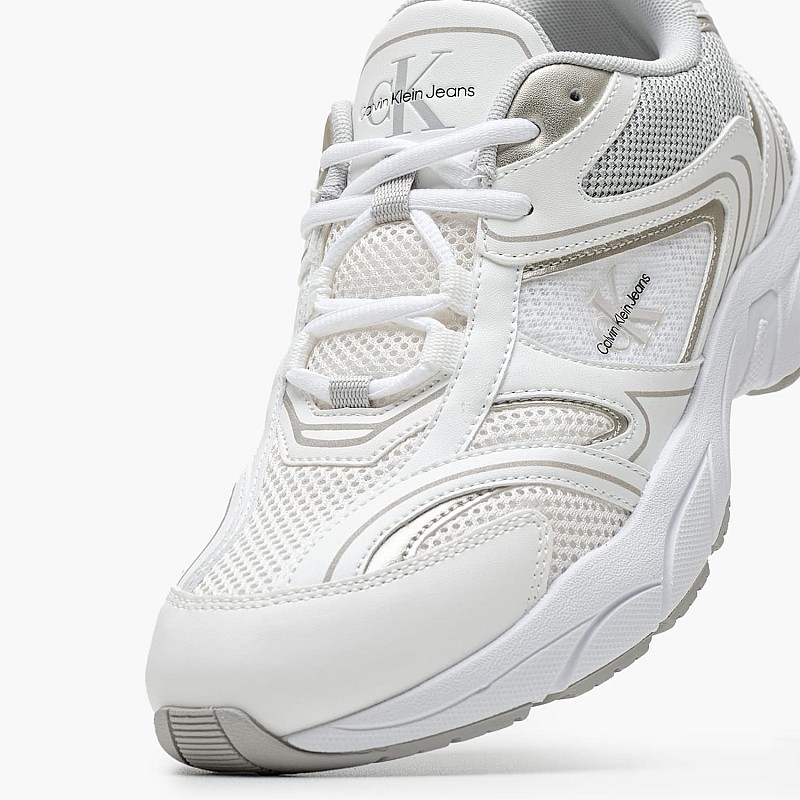 Women Casual Shoes Tennis.Mesh.W White ECOleather-Fabric Calvin Klein