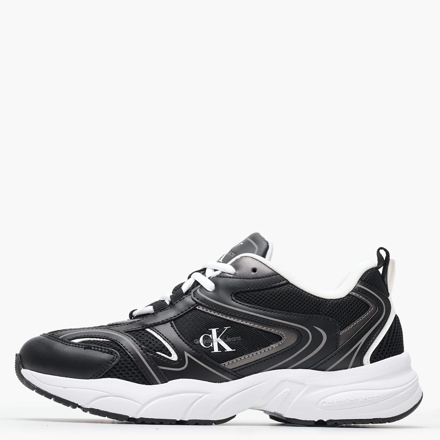 Γυναικεία Παπούτσια Casual Tennis.Mesh Μαύρο ECOleather-Ύφασμα Calvin Klein
