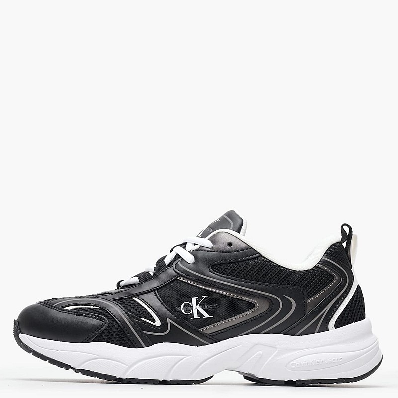 Women Casual Shoes Tennis.Mesh Black ECOleather-Fabric Calvin Klein