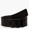 Γυναικείες Ζώνες Tonal.Plaque Μαύρο Δέρμα Calvin Klein Γυναικείες Ζώνες Tonal.Plaque Μαύρο Δέρμα Calvin Klein
