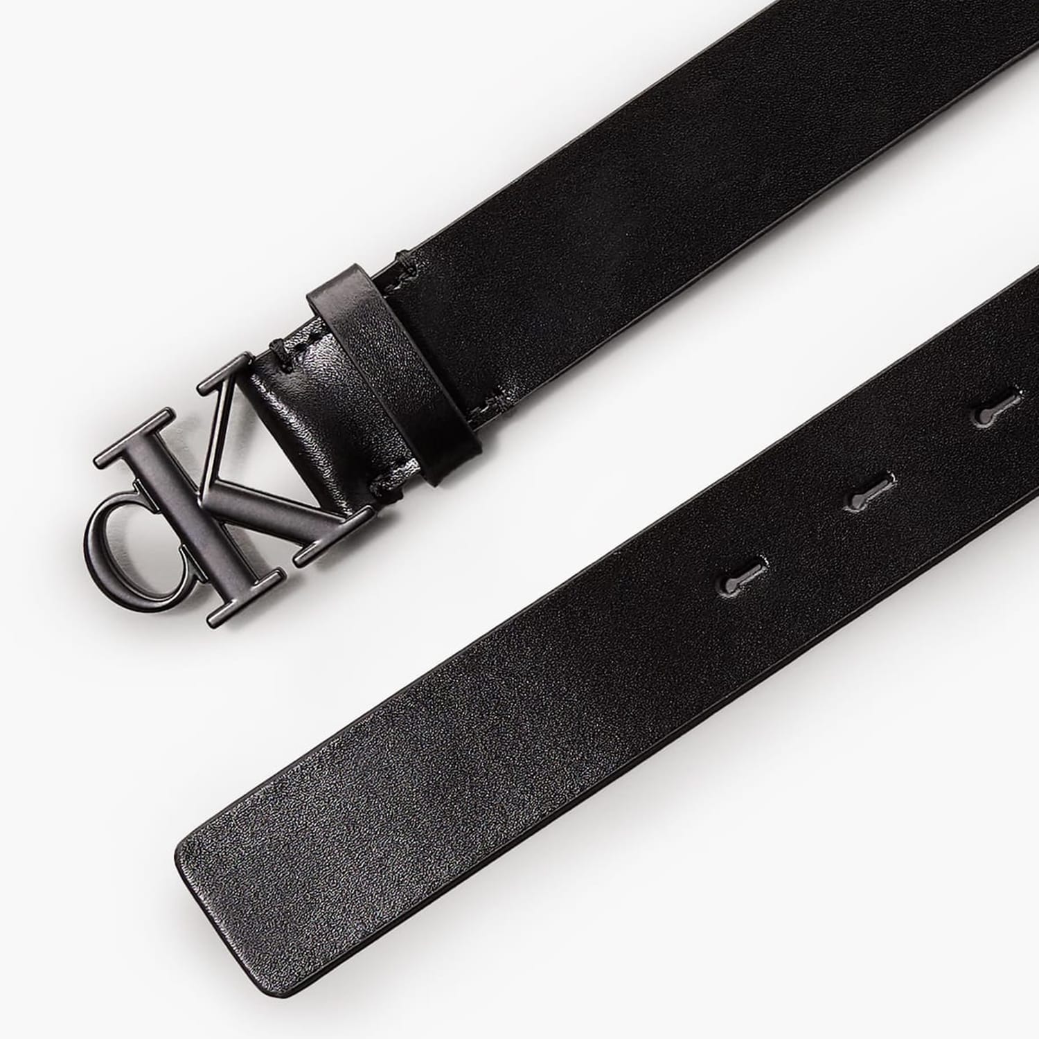 Γυναικείες Ζώνες Tonal.Plaque Μαύρο Δέρμα Calvin Klein