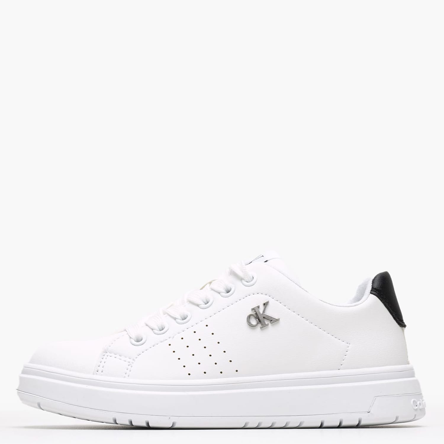 Παιδικά Παπούτσια Casual Up.Lowcut Άσπρο ECOleather-Ύφασμα Calvin Klein