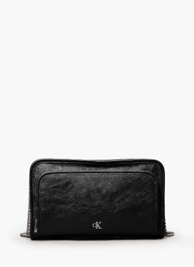 Γυναικεία Γάντια Organic.Gloves Μαύρο Βαμβάκι Calvin Klein