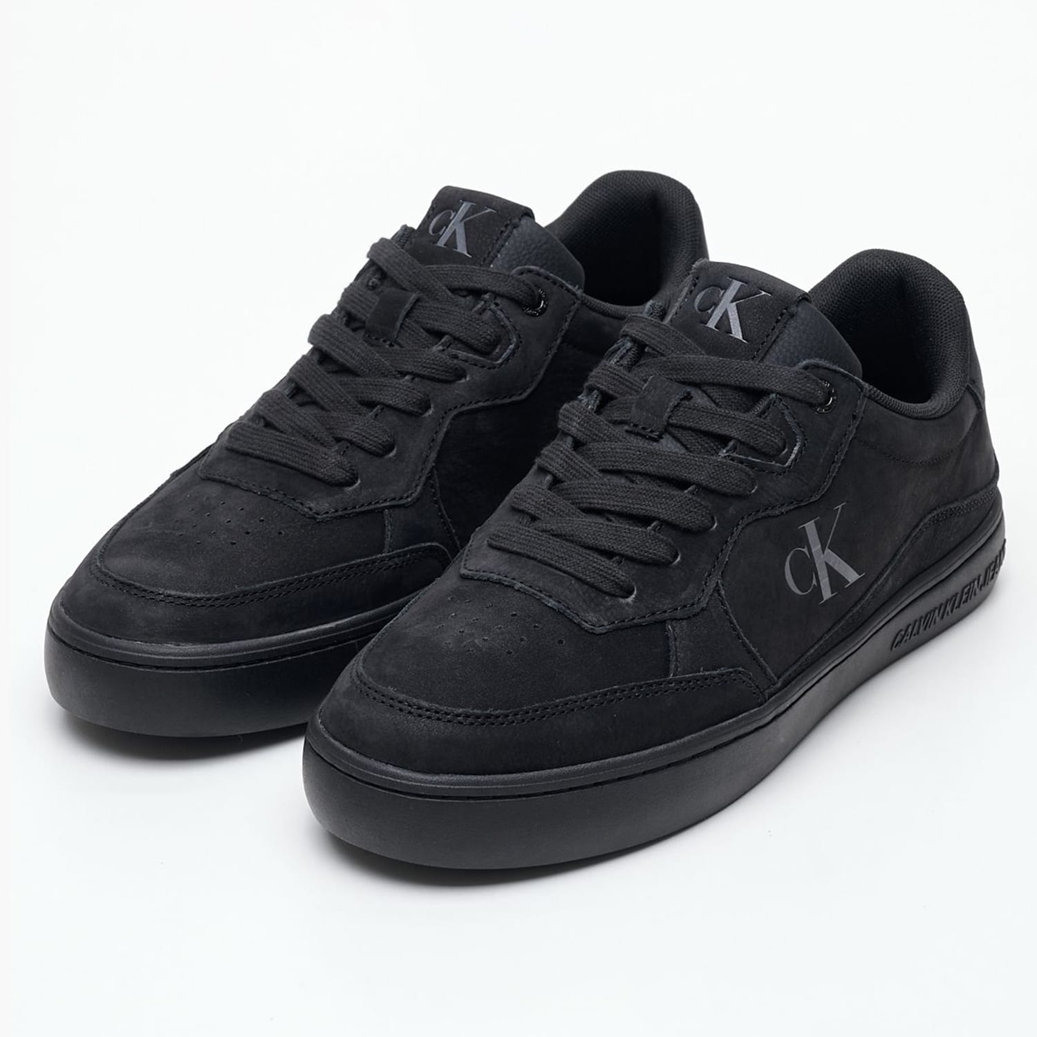Ανδρικά Παπούτσια Casual Wave.Cupsole Μαύρο Δέρμα Νούμπουκ Calvin Klein Ανδρικά Παπούτσια Casual Wave.Cupsole Μαύρο Δέρμα Νούμπουκ Calvin Klein