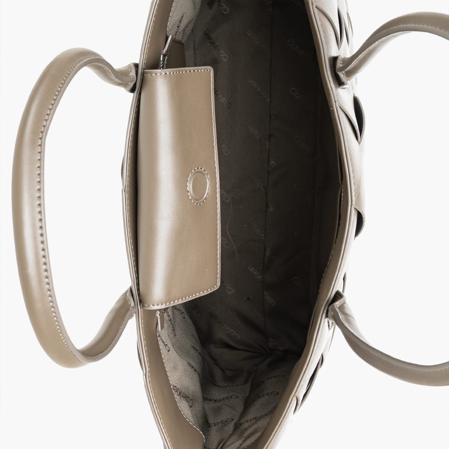 Γυναικείες Τσάντες Woven.Shopper Χακί ECOleather Calvin Klein Γυναικείες Τσάντες Woven.Shopper Χακί ECOleather Calvin Klein