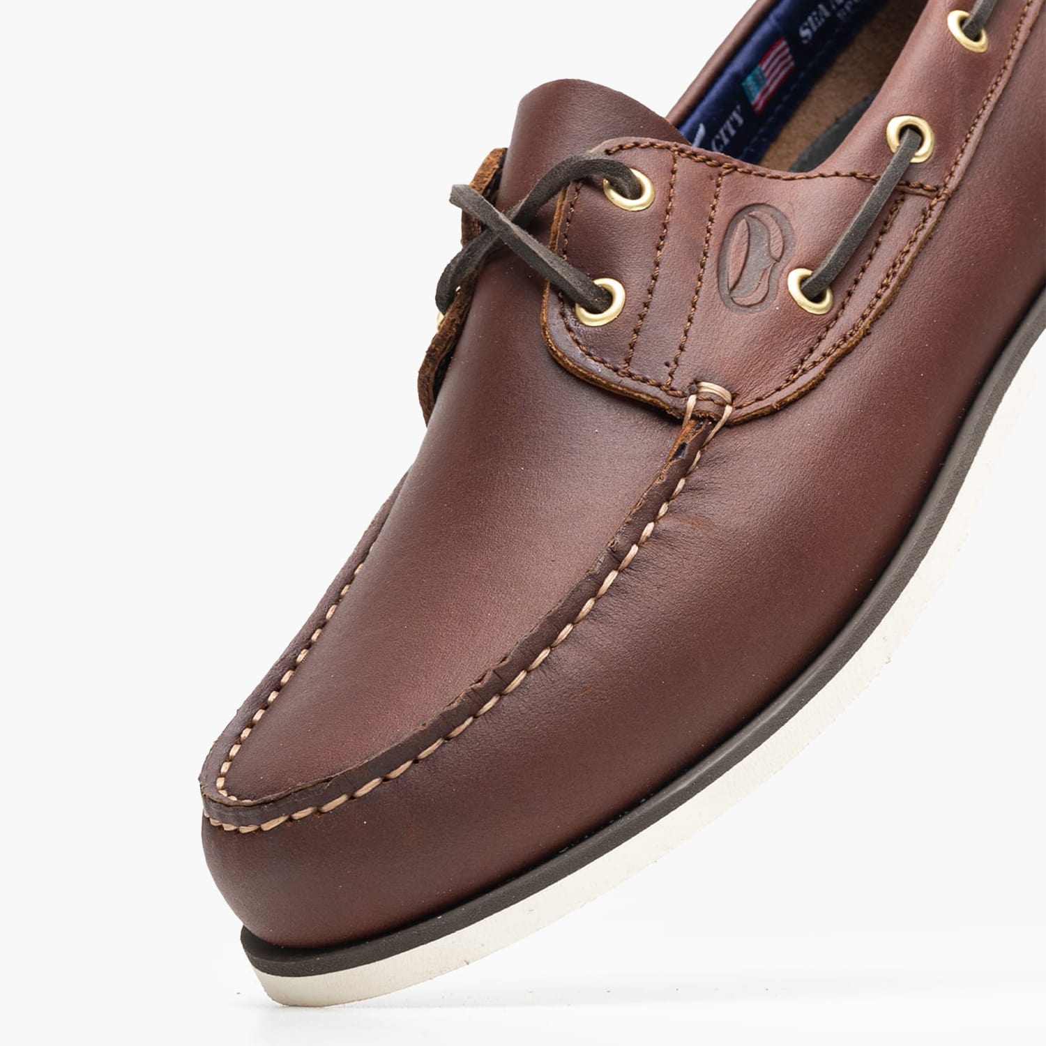 Men Sailing shoes C4.L Tabba Leather Sea and City