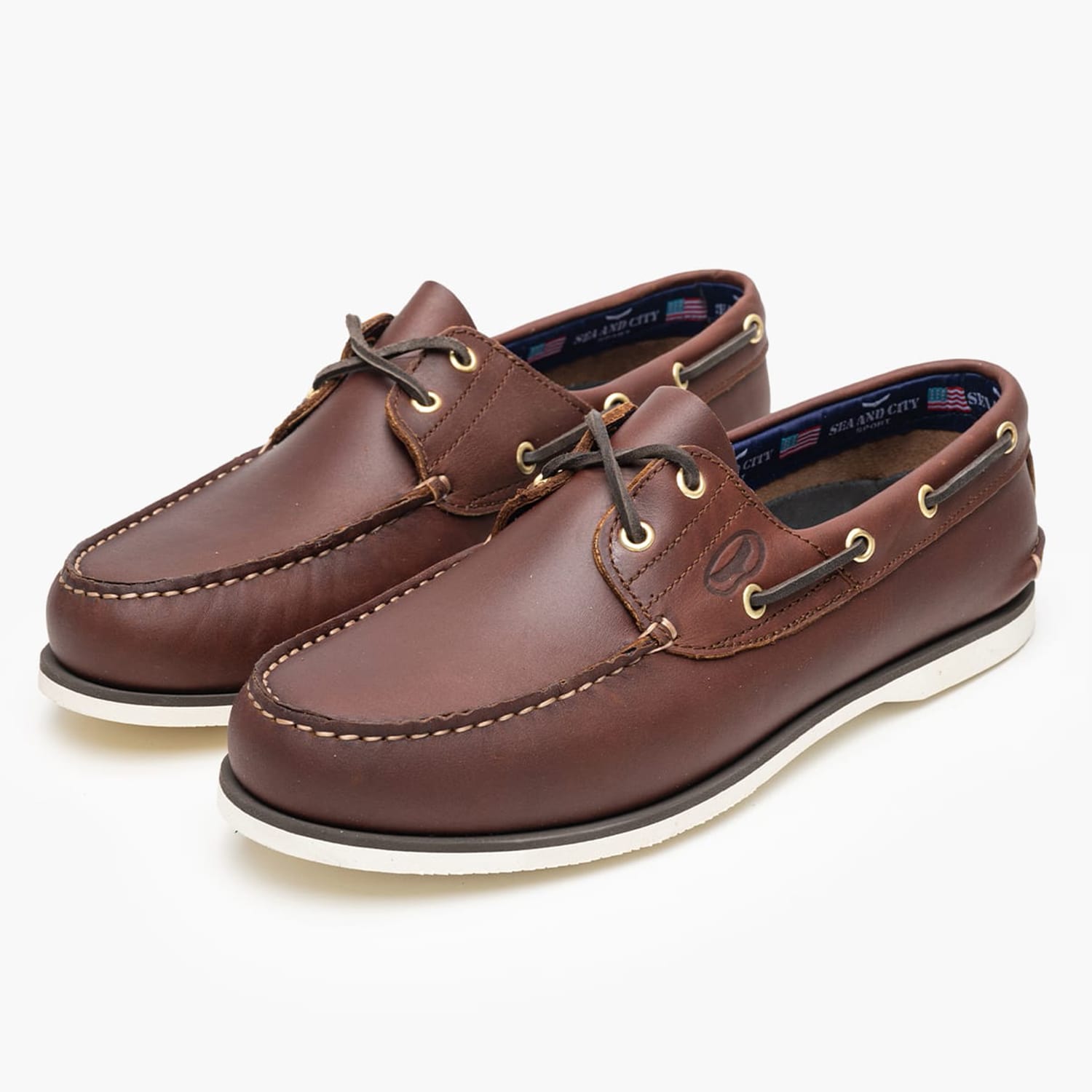 Men Sailing shoes C4.L Tabba Leather Sea and City Men Sailing shoes C4.L Tabba Leather Sea and City