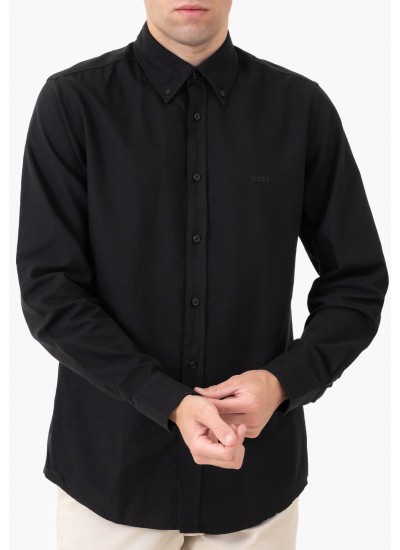 Ανδρικά Πουκάμισα Oxford.Shirt Μπλέ Ανοιχτό Βαμβάκι GANT