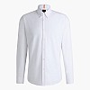 Men Shirts Rickert.M White Cotton Boss Men Shirts Rickert.M White Cotton Boss