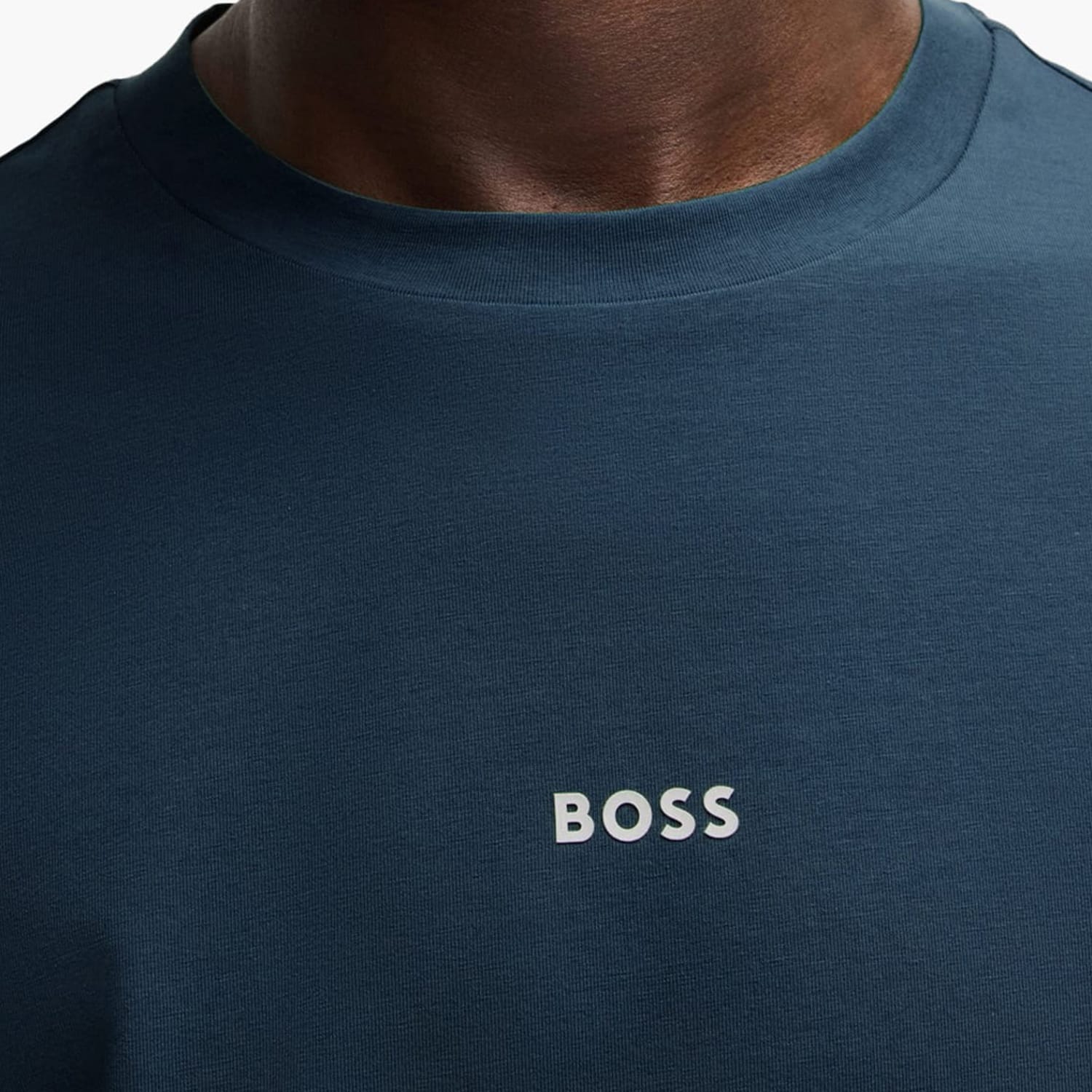 Ανδρικές Μπλούζες Tchup Μπλε Βαμβάκι Boss Ανδρικές Μπλούζες Tchup Μπλε Βαμβάκι Boss