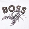 Ανδρικές Μπλούζες Te.Bossfish Άσπρο Βαμβάκι Boss Ανδρικές Μπλούζες Te.Bossfish Άσπρο Βαμβάκι Boss