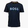 Ανδρικές Μπλούζες Te.Lgotexture Σκούρο Μπλε Βαμβάκι Boss Ανδρικές Μπλούζες Te.Lgotexture Σκούρο Μπλε Βαμβάκι Boss