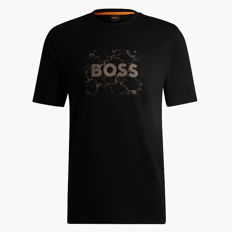 Ανδρικές Μπλούζες Te.Lgspace Μαύρο Βαμβάκι Boss