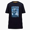 Ανδρικές Μπλούζες Te.Mextour Σκούρο Μπλε Βαμβάκι Boss Ανδρικές Μπλούζες Te.Mextour Σκούρο Μπλε Βαμβάκι Boss