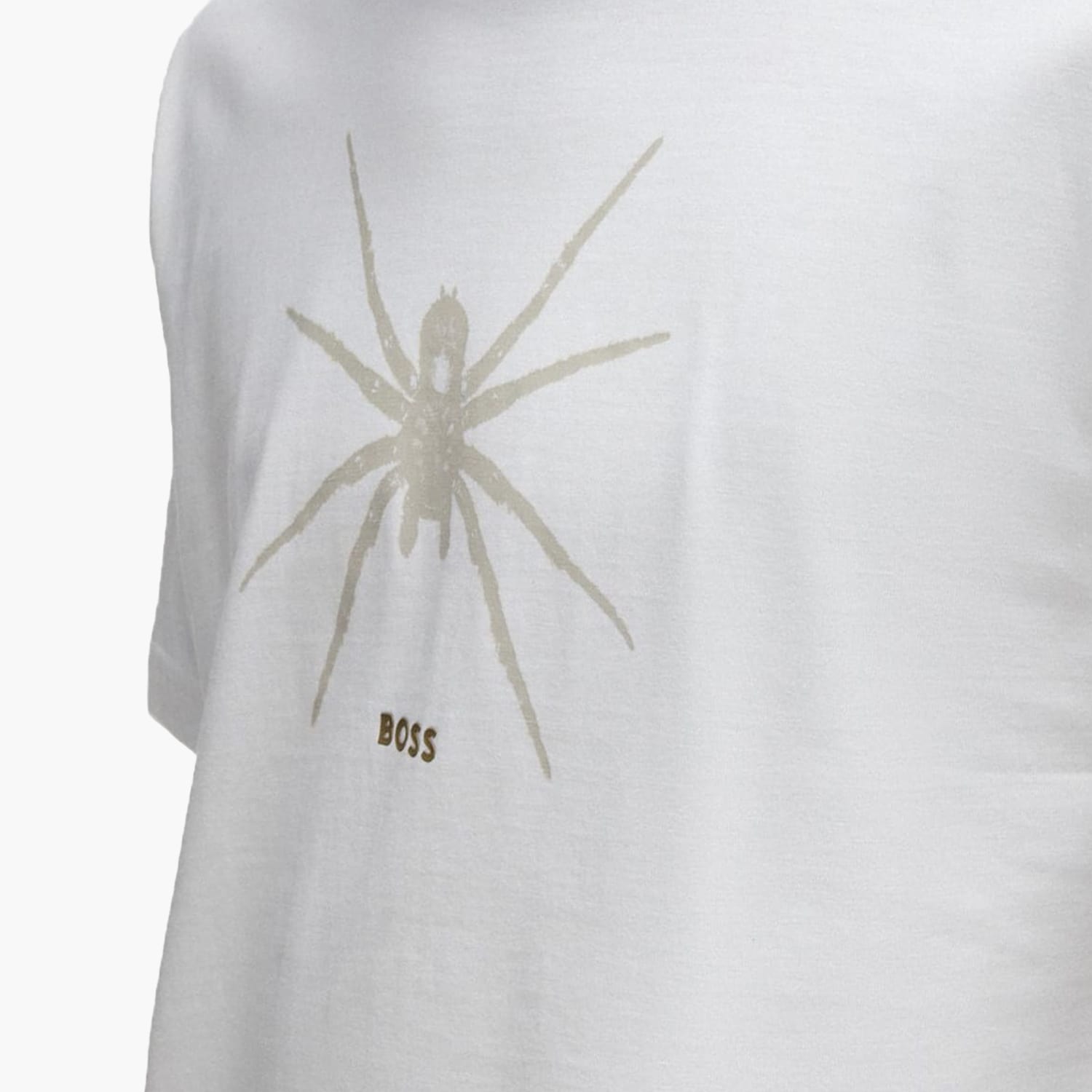 Ανδρικές Μπλούζες Te.Spiderbat.S Άσπρο Βαμβάκι Boss Ανδρικές Μπλούζες Te.Spiderbat.S Άσπρο Βαμβάκι Boss