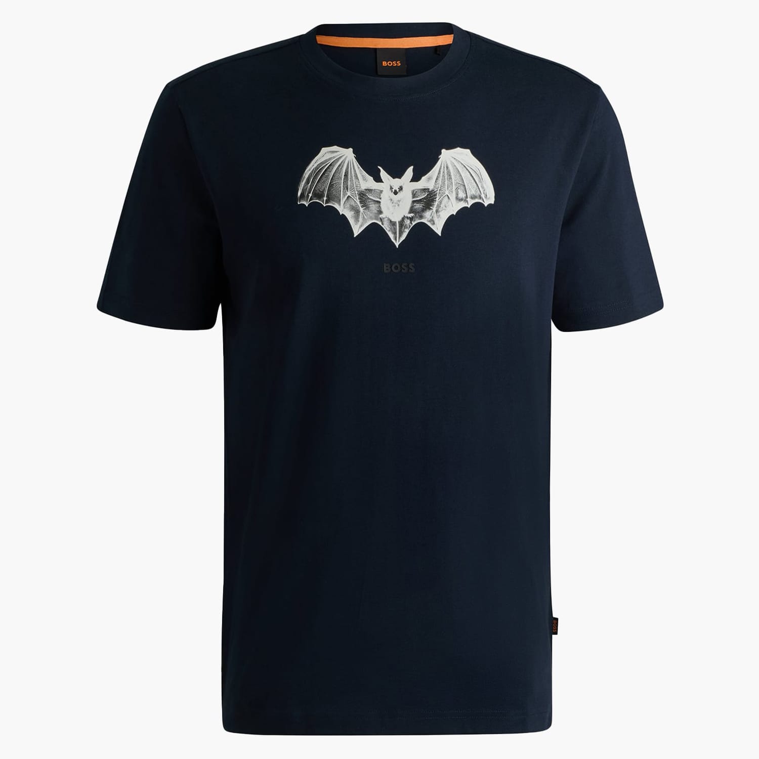 Ανδρικές Μπλούζες Te.Spiderbat Σκούρο Μπλε Βαμβάκι Boss