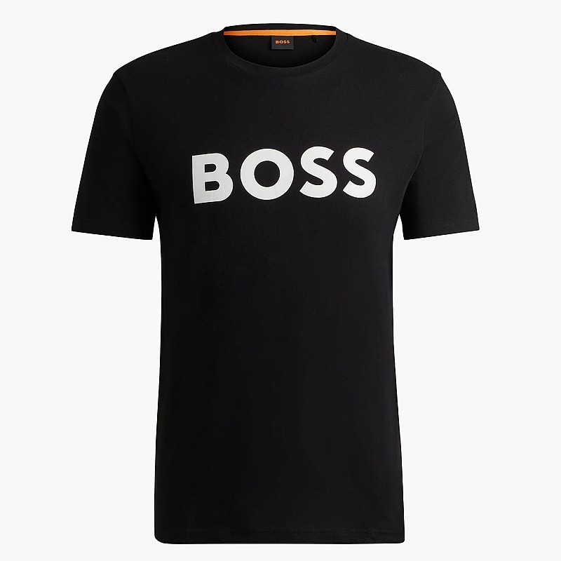 Ανδρικές Μπλούζες Thinking.1B Μαύρο Βαμβάκι Boss