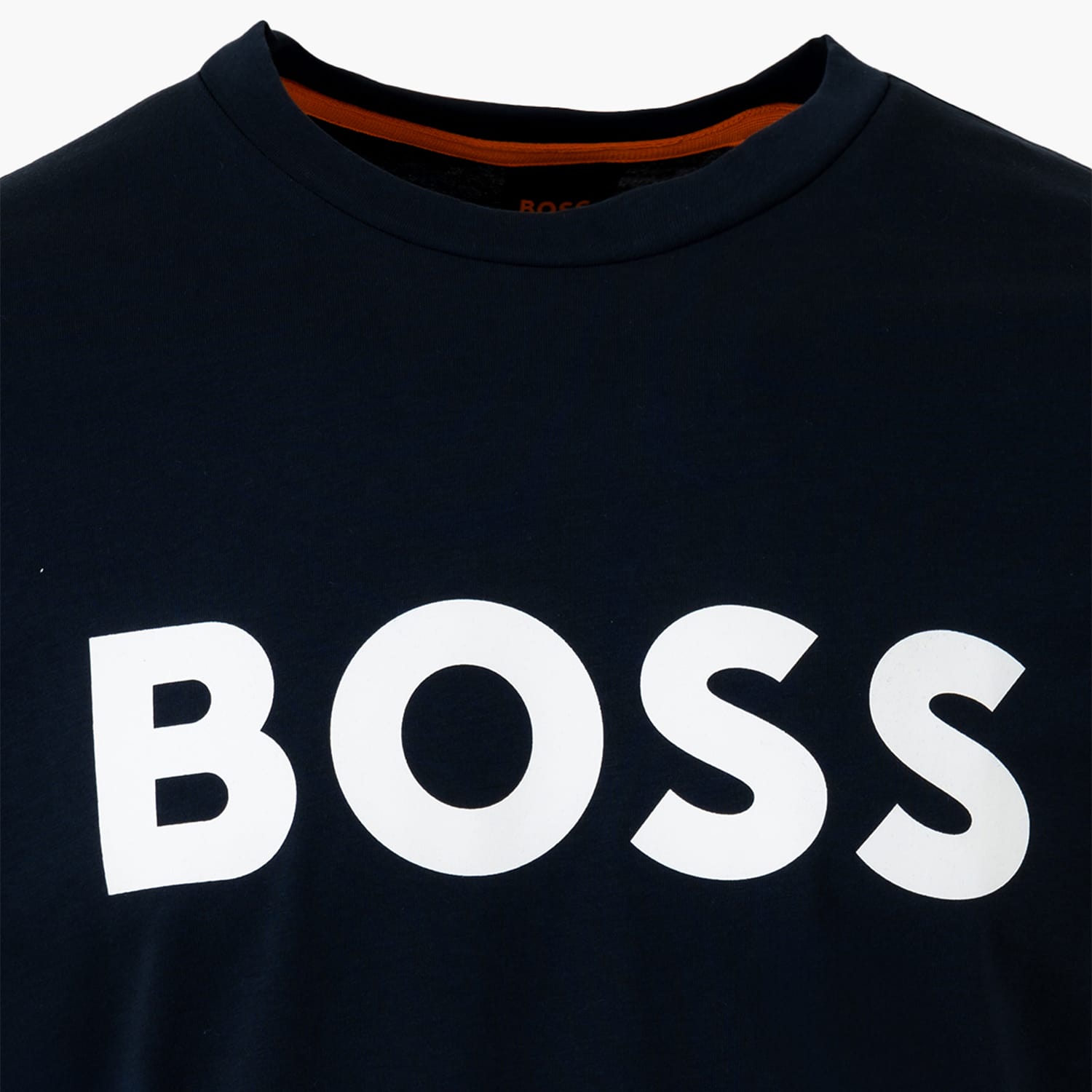 Ανδρικές Μπλούζες Thinking.1B Σκούρο Μπλε Βαμβάκι Boss Ανδρικές Μπλούζες Thinking.1B Σκούρο Μπλε Βαμβάκι Boss