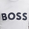 Ανδρικές Μπλούζες Thinking.1B Άσπρο Βαμβάκι Boss Ανδρικές Μπλούζες Thinking.1B Άσπρο Βαμβάκι Boss