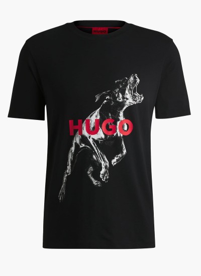 Ανδρικές Ζακέτες Sibor Μαύρο Βαμβάκι Hugo