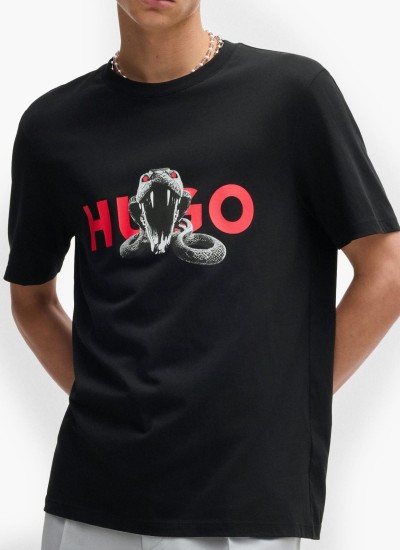 Ανδρικές Ζακέτες Sibor Μαύρο Βαμβάκι Hugo