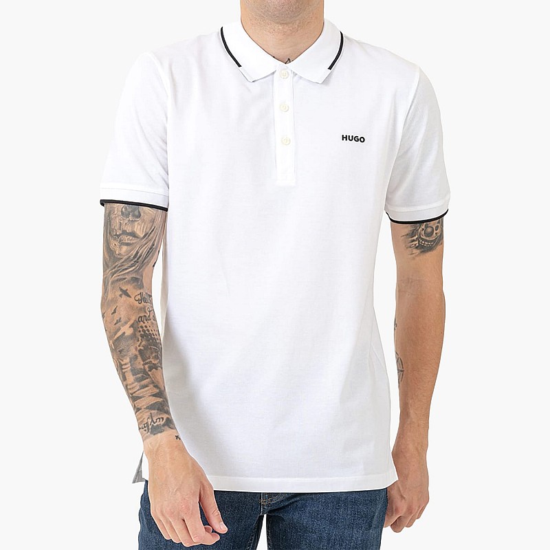 Men T-Shirts Dinoso222 White Cotton Hugo
