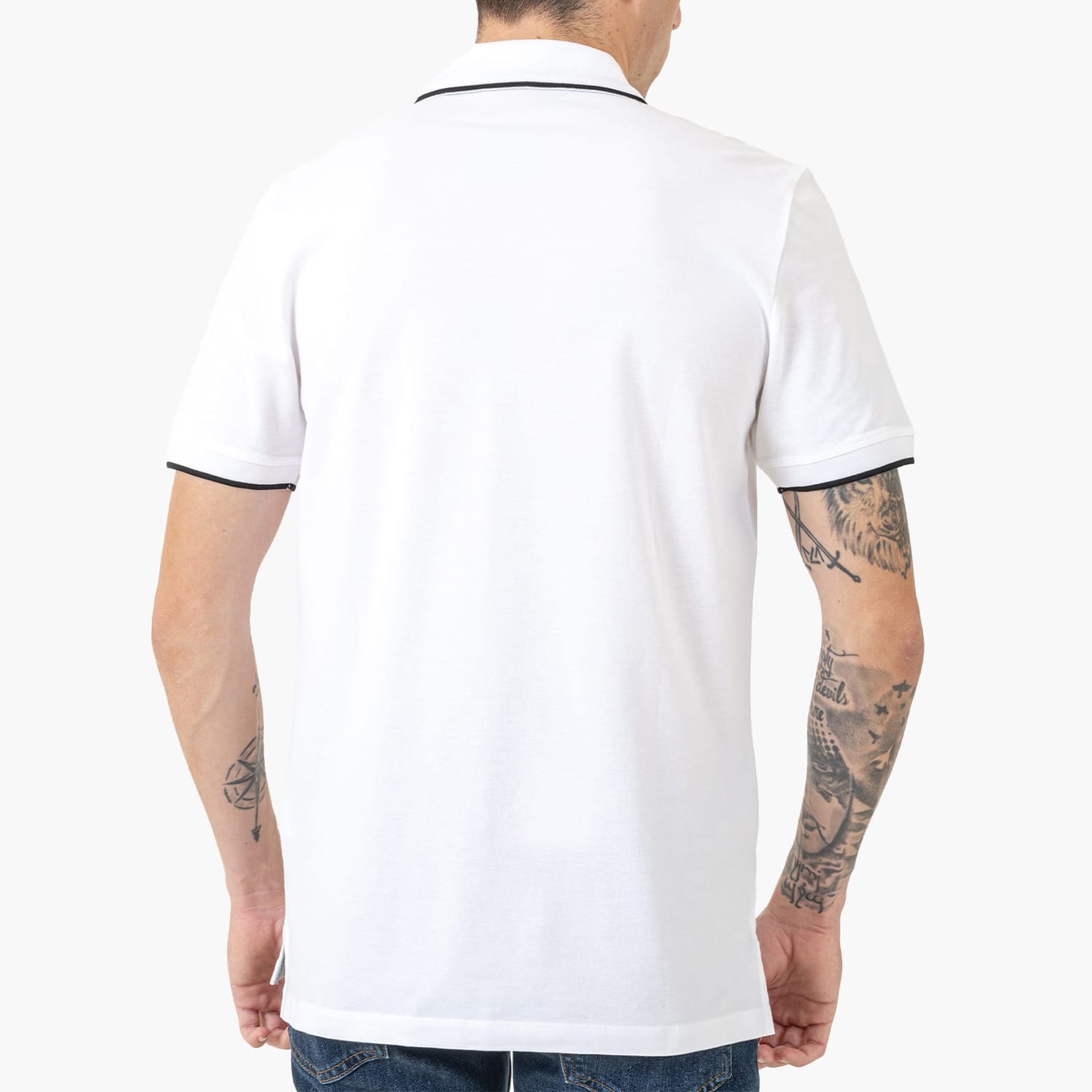 Men T-Shirts Dinoso222 White Cotton Hugo Men T-Shirts Dinoso222 White Cotton Hugo
