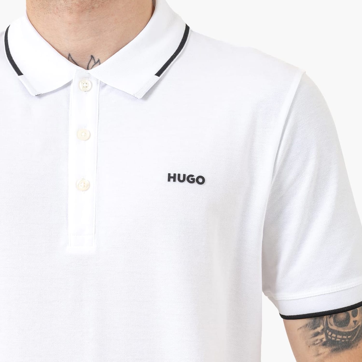 Men T-Shirts Dinoso222 White Cotton Hugo Men T-Shirts Dinoso222 White Cotton Hugo