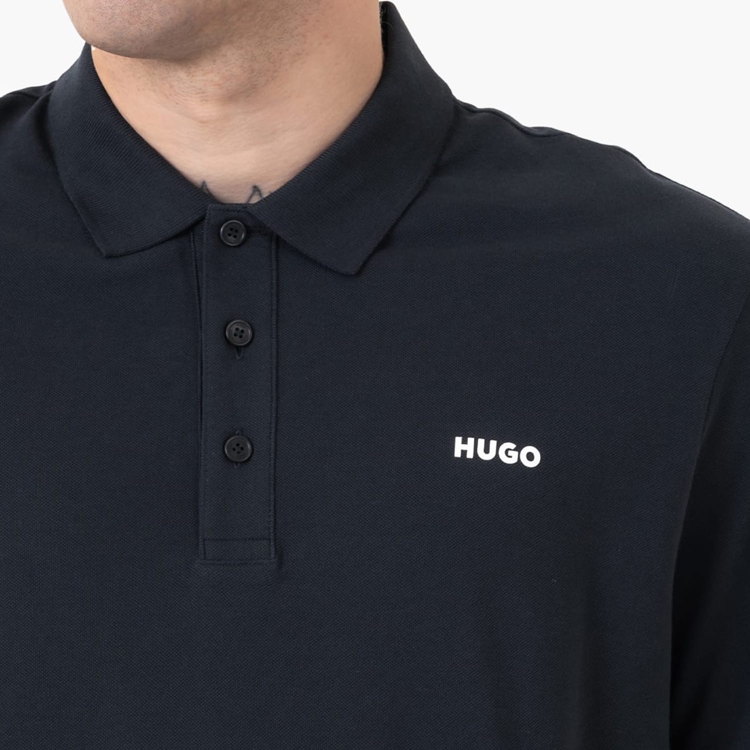 Ανδρικές Μπλούζες Donos222 Σκούρο Μπλε Βαμβάκι Hugo Ανδρικές Μπλούζες Donos222 Σκούρο Μπλε Βαμβάκι Hugo