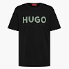 Ανδρικές Μπλούζες Dulivio Μαύρο Βαμβάκι Hugo