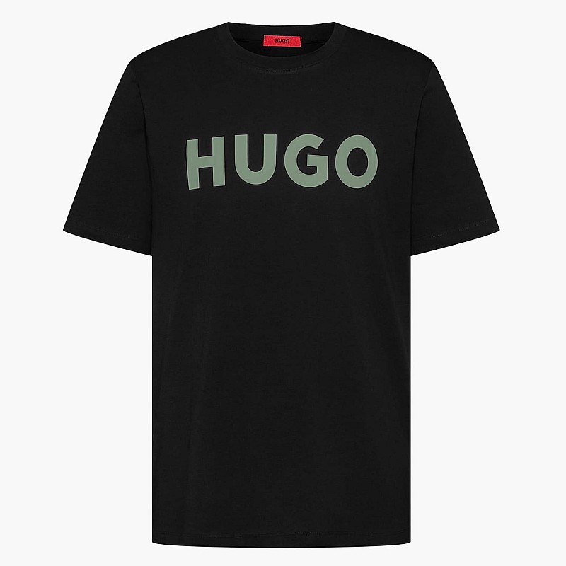 Ανδρικές Μπλούζες Dulivio Μαύρο Βαμβάκι Hugo