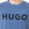 Ανδρικές Μπλούζες Dulivio Μπλε Βαμβάκι Hugo Ανδρικές Μπλούζες Dulivio Μπλε Βαμβάκι Hugo