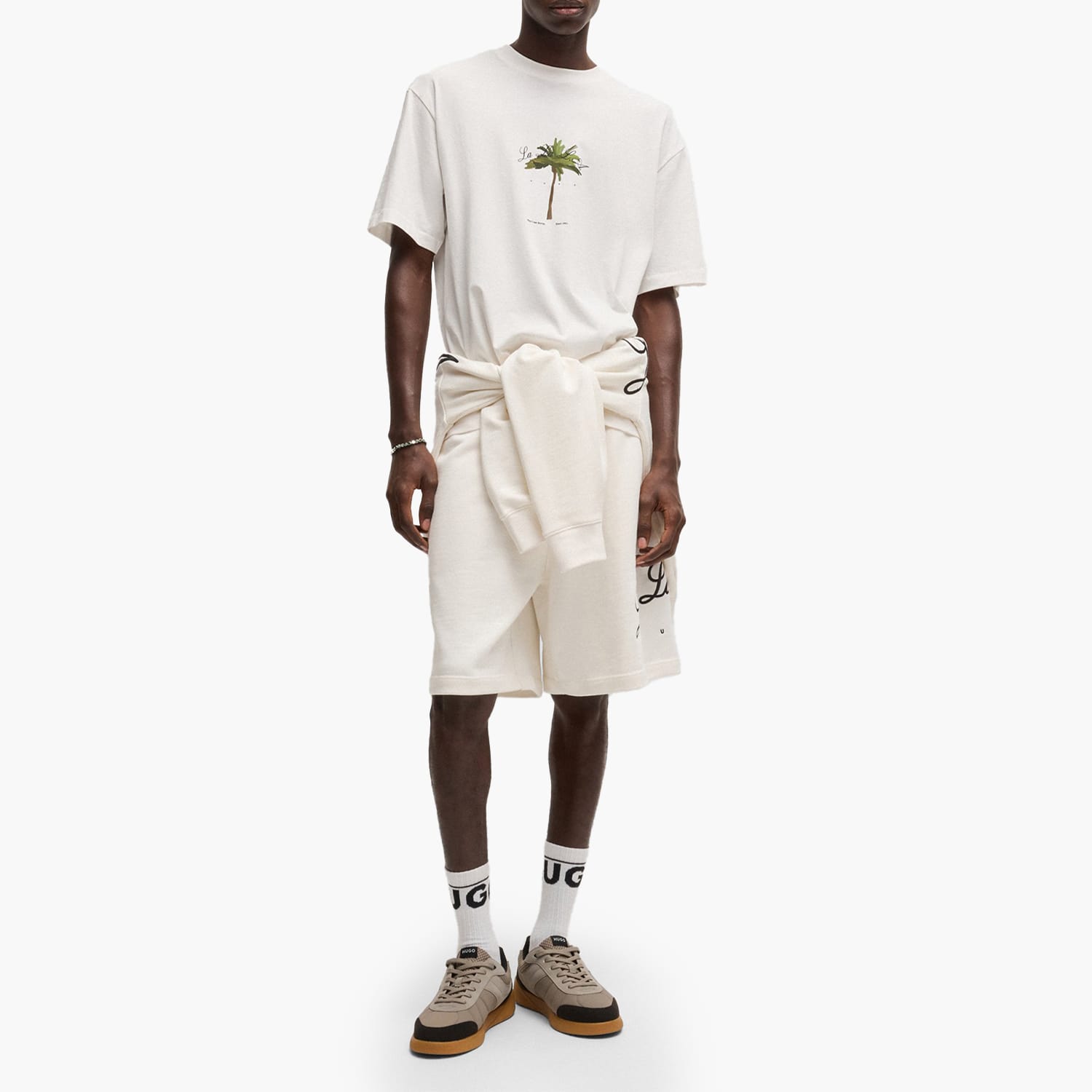 Men T-Shirts Duwom White Cotton Hugo Men T-Shirts Duwom White Cotton Hugo