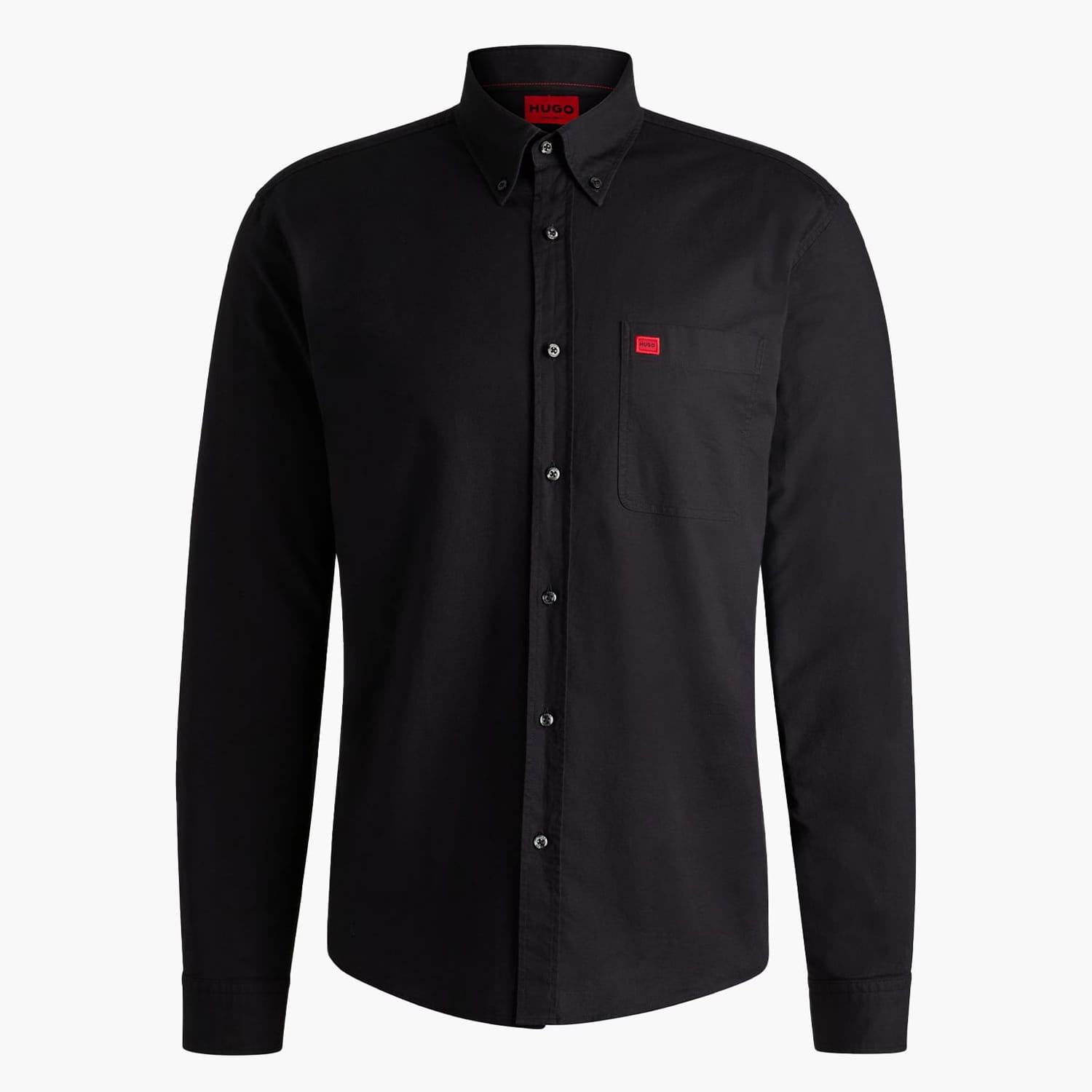 Men Shirts Evito Black Cotton Hugo