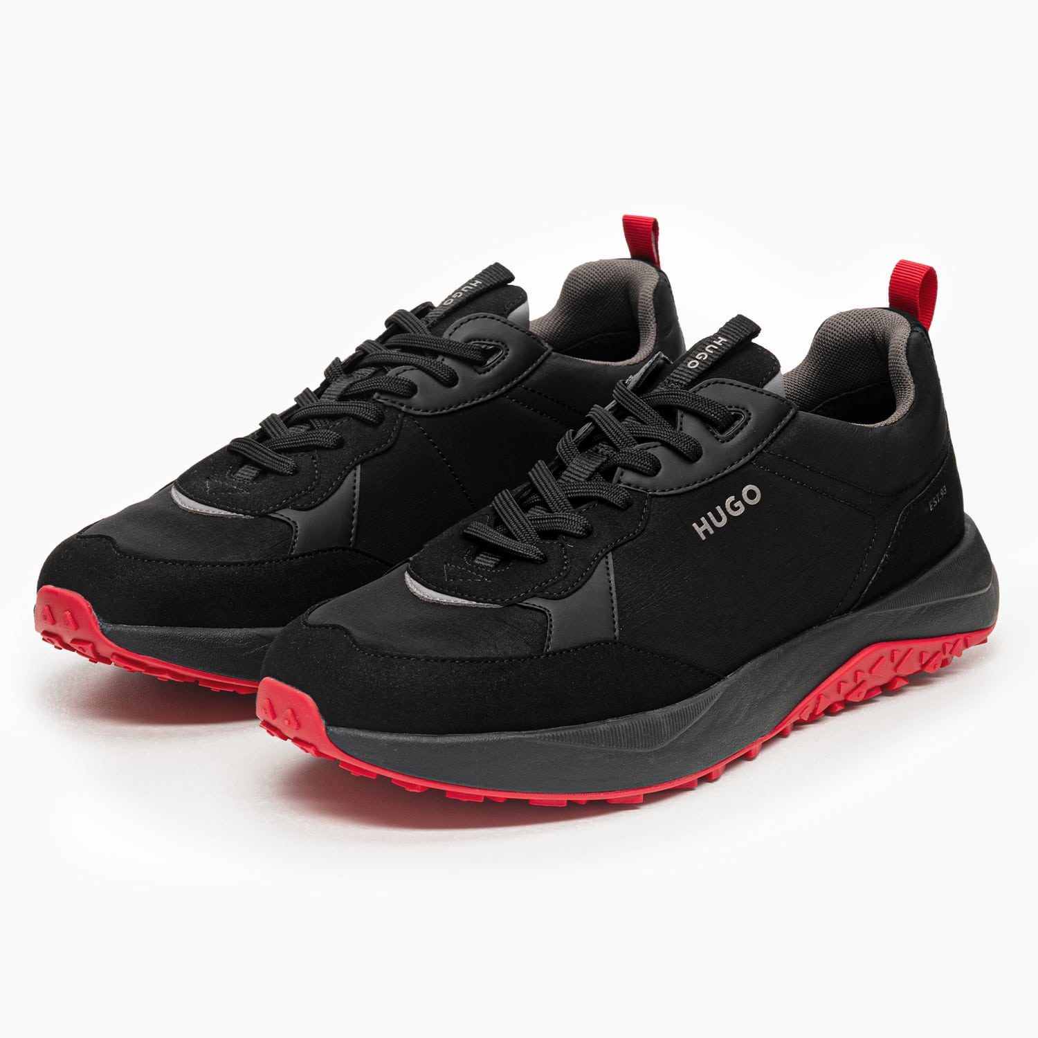 Hugo Kane.Runn.Mf Ανδρικό Παπούτσι Casual Hugo Kane.Runn.Mf-Black